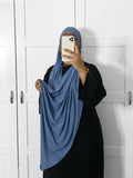 Jersey coton modal - Bleu royal