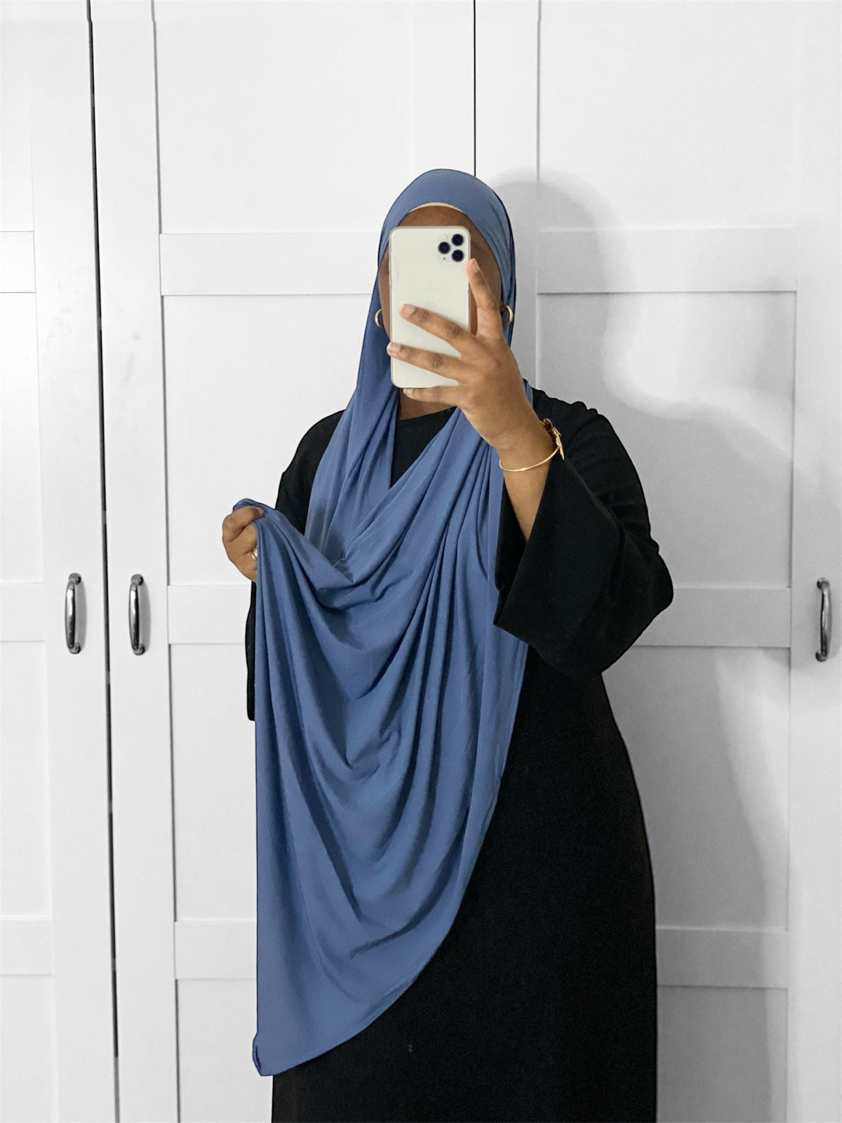 Jersey coton modal - Bleu royal